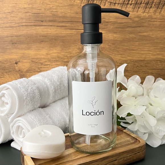 BROWN GLASS SOAP BOTTLES - Picture 5 of 14